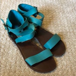 Steve Madden bright blue sandals